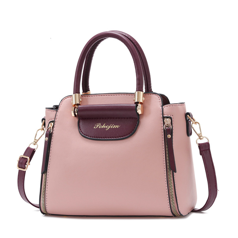 Top quality Brand High Quality Style Women's Bag 2025 Fashion Color Block Handbag Style Large Capacity Shoulder Crossbody Bag Free Delivery Desig