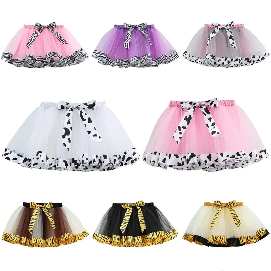 Fashion Tutu Girl Skirt Mini Casual Faldas Childrens Clothing Halloween Princess Costumes Girls Saia Summer Mesh Kids Skirts 250527