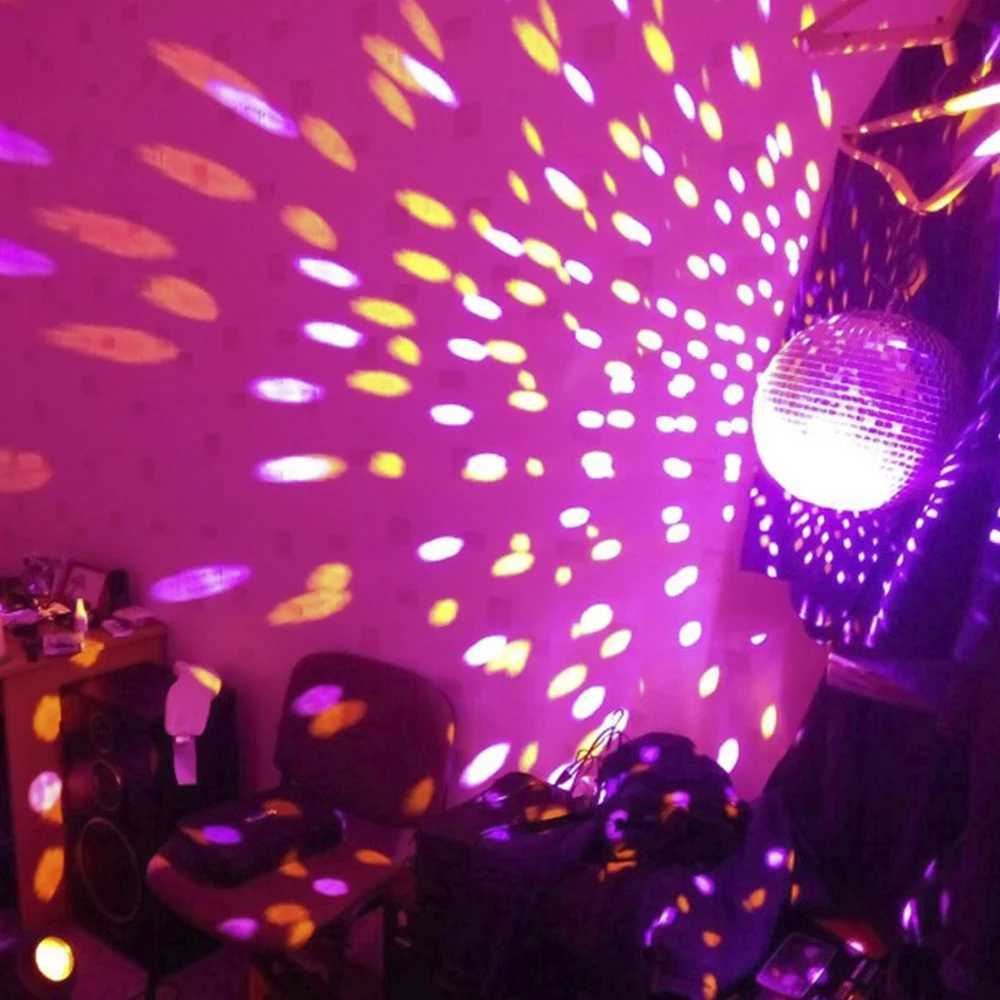 Glass Mirror Balls Reflective Rotating Mirror Ball Hanging Bar Disco Ball 8 Inch Glitter Stage Effect Decoration for KTV WeddingXJ250527