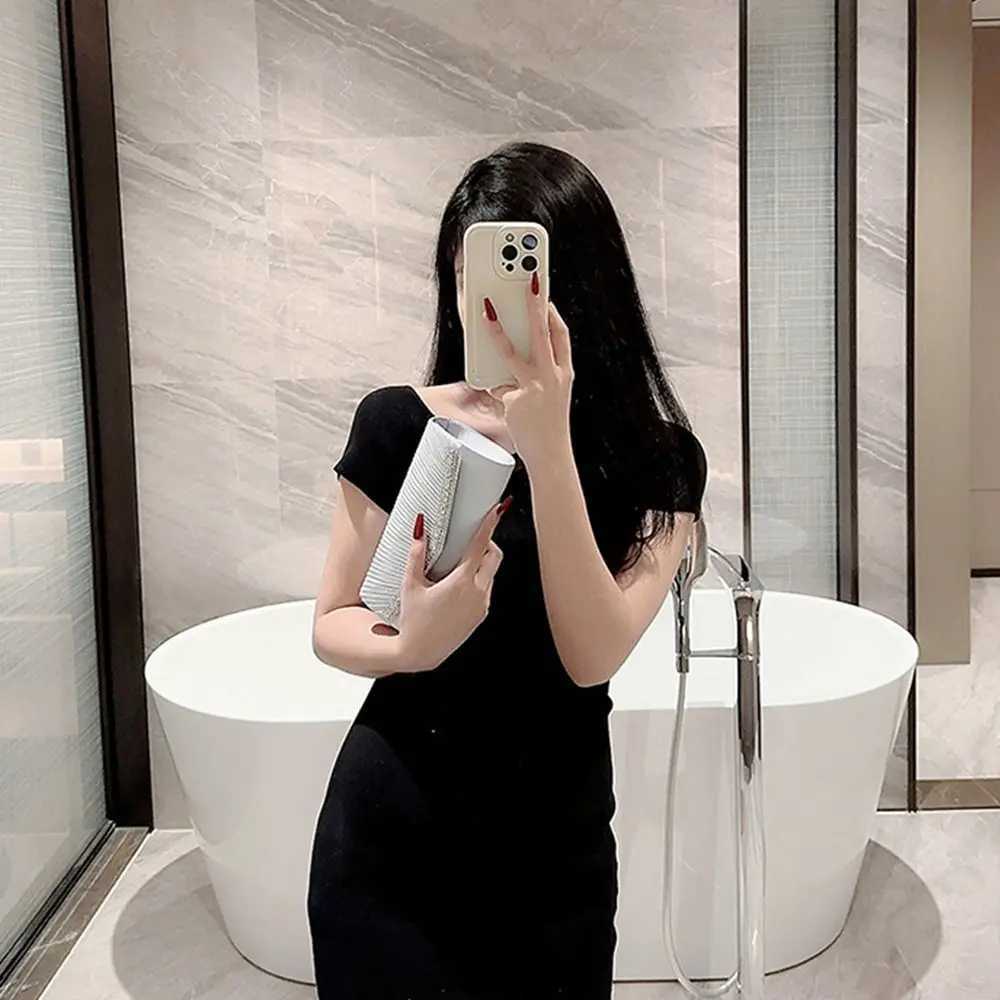 Fashion Chain Shoulder Bags Wedding Party Purse Ladies Luxury Evening Bags Sequins Clutches Women Glitter Banquet Handbags W250527