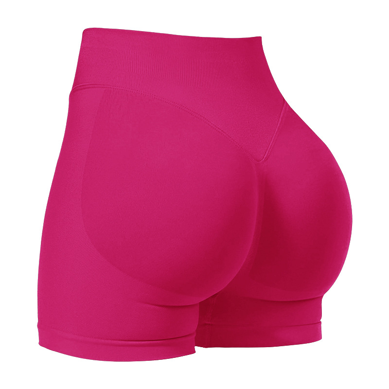 Yoga gym shorts women athletic short skinny elastic high waisted pants outdoor running breathable quick dry moisture wicking sports training pant size