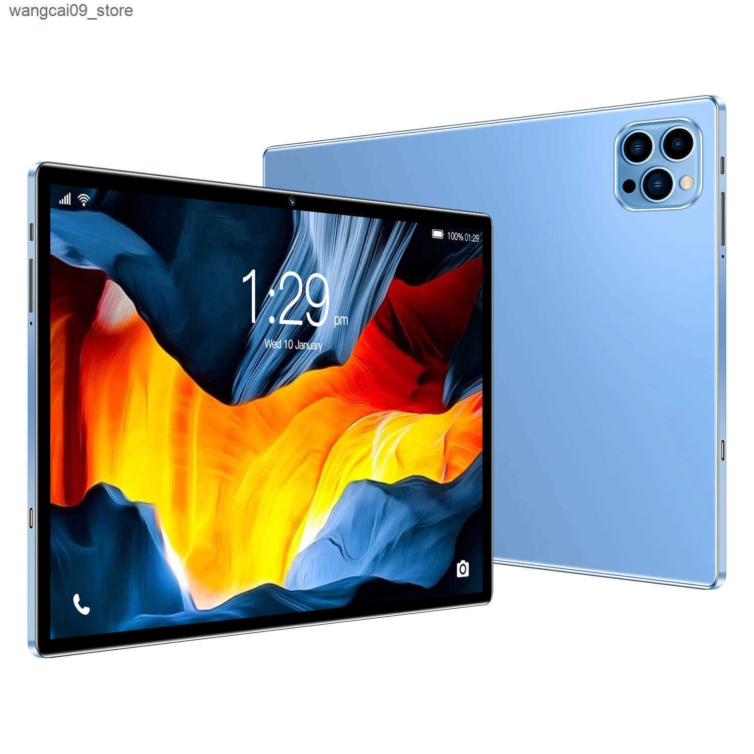 New 10.1 Inch Tablets Octa Core 3G Phone Call Dual SIM Dual Cameras 4+64GB Android 11 Google Play WiFi Bluetooth Global Version z250527N9RS