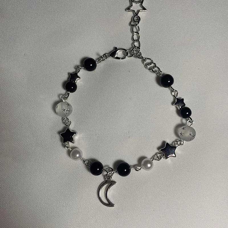 Match Star Moon Bracelet Y2K Jewelry W250526