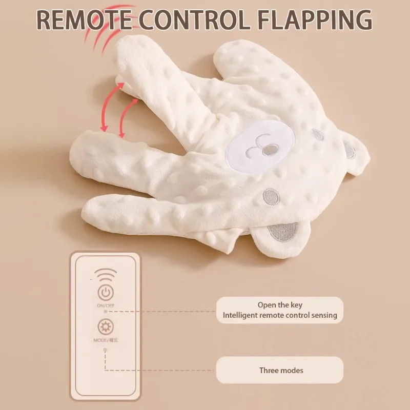 Cartoon Bear Baby Sleep Aid born Soothing Pillow Comforting Hand Detachable with Remote for Comfortable borns Sleeping 250527