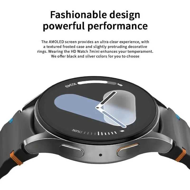 2025 Galaxy Watch 7 mini Smart Watch Men Women HD AMOLED Voice Call NFC GPS Tracker Sports Watches Custom Dial For iOSXJ250513