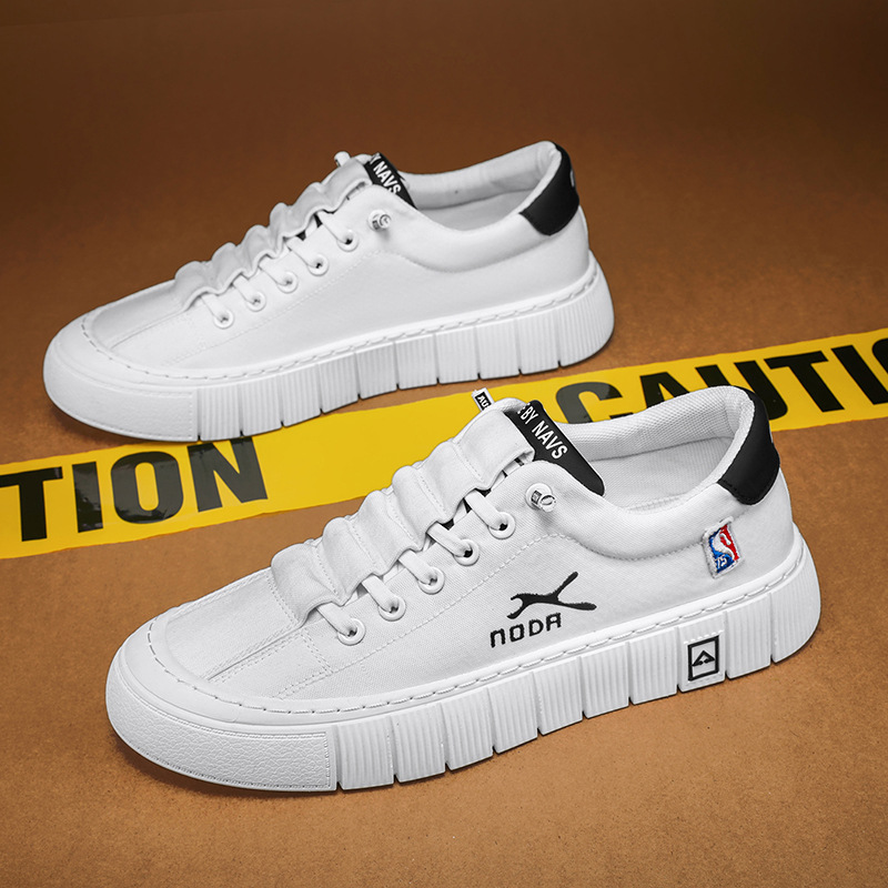 Mens Best Selling Chunky Sole Canvas Shoes 2025 New Design Low Cut Comfortable Sneakers Multiple Colors Available