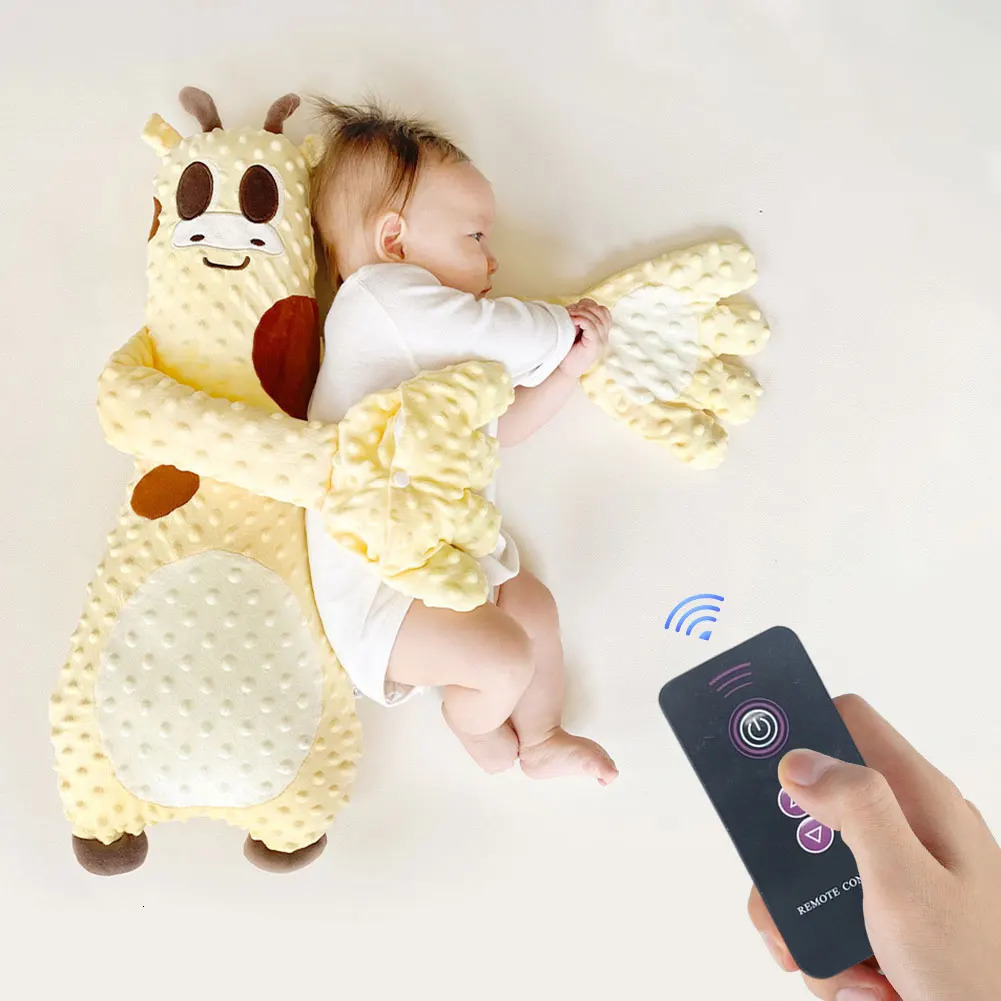 Baby Startle Prevention Sleep Companion Automatic Patting Sleeping Pillow Soothing Toy for Toddlers 250527