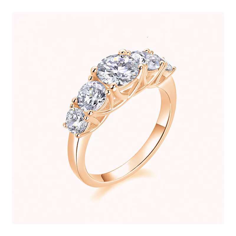 Free Design S925 Silver love Ring Moissanite Closed Ring