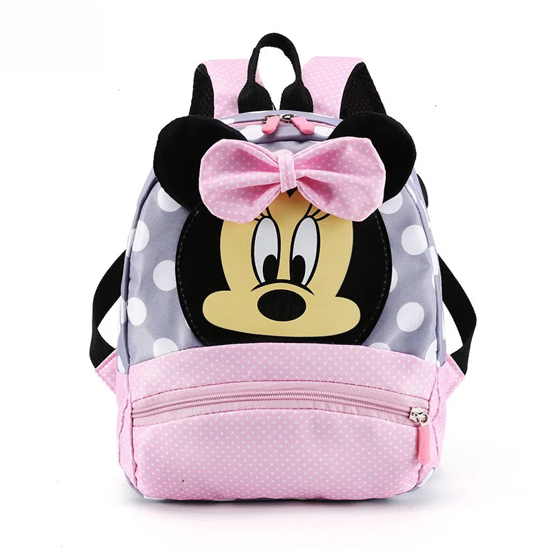 Cartoon Backpack For Baby Boys Girls Minnie Mouse Children Lovely Kindergarten Schoolbag Kids Gift