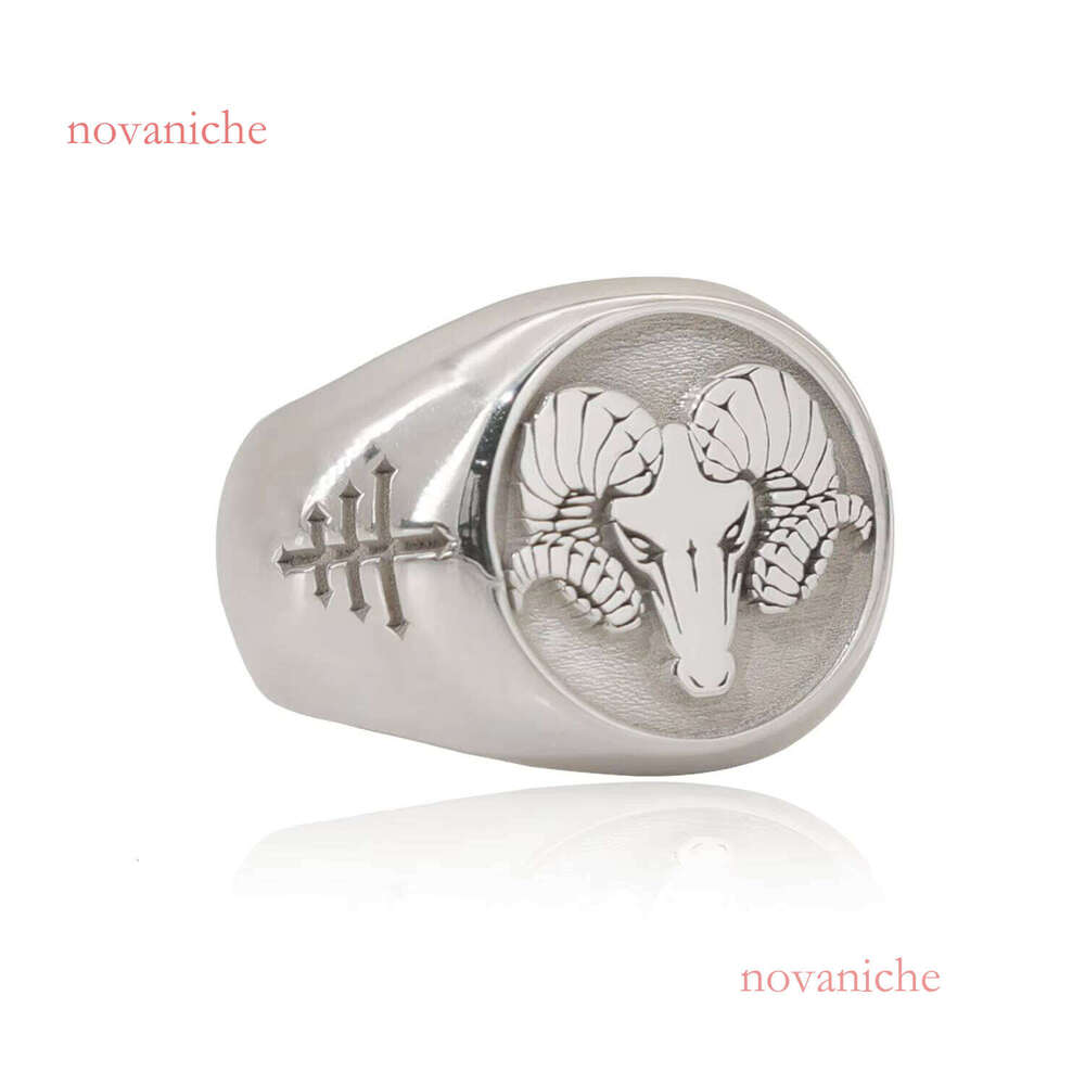 Solid Sier Signet Men Personalized Custom Animal 3D Fashion High Quality Hip Hop Ring for Lover Wholesale