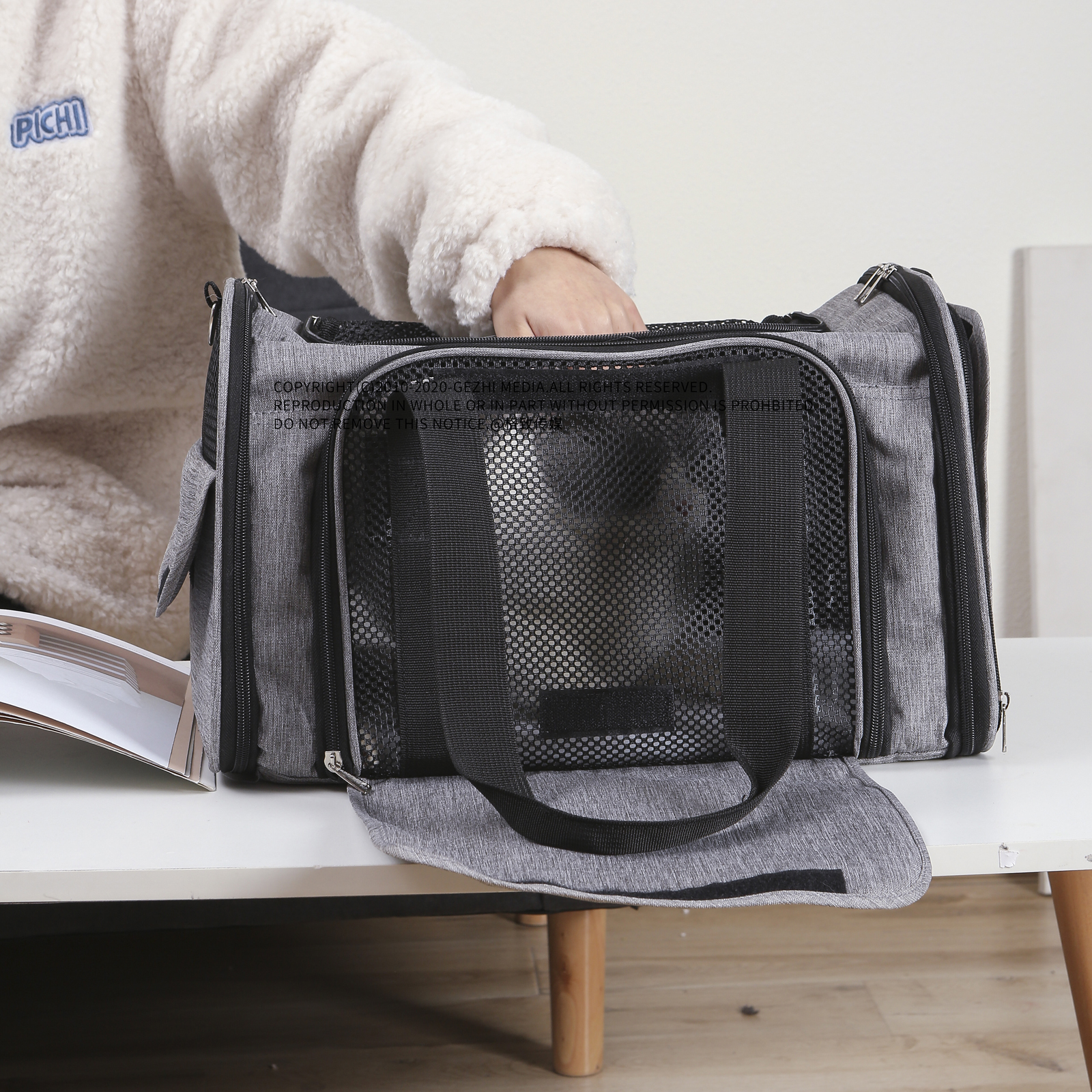 Pet Carrier Bag for Small Medium Cats Dogs Puppies up to 26 Lbs Steel Frame Dog Carrier pricacy-Oriented cat Carrier Collapsible pet Carrier for Easy 