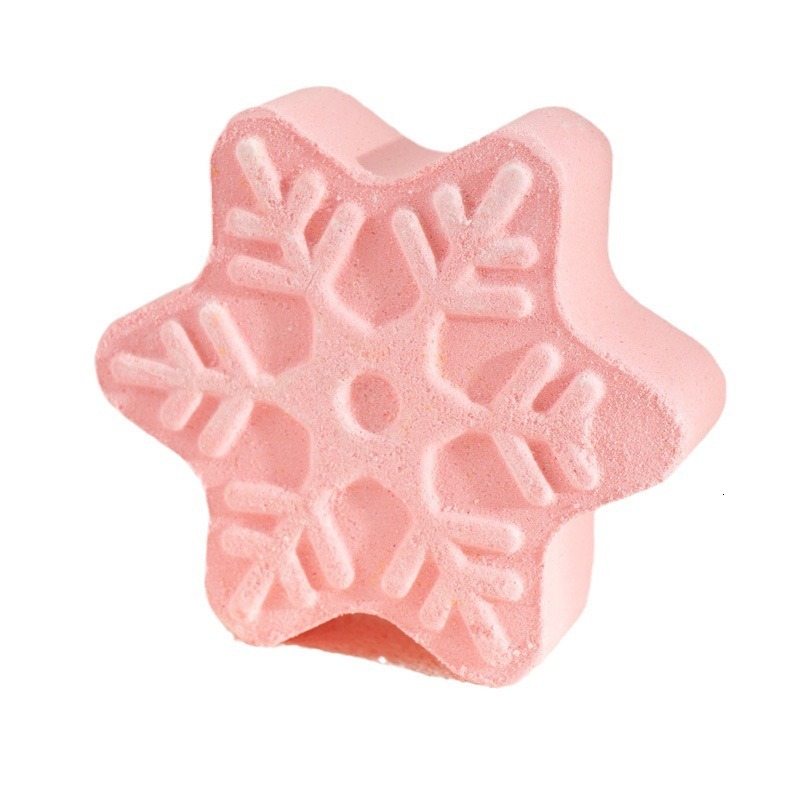 Hot sale snowflake model bath ball bath salt ball new bubble pop bath salt customized
