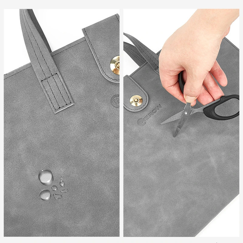 Portable Laptop Bag for MacBook Air 13.6 M3 M2 Soft Handle Laptop Briefcase for MacBook Air 13 Pro 13 Waterproof Notebook Bags 250526
