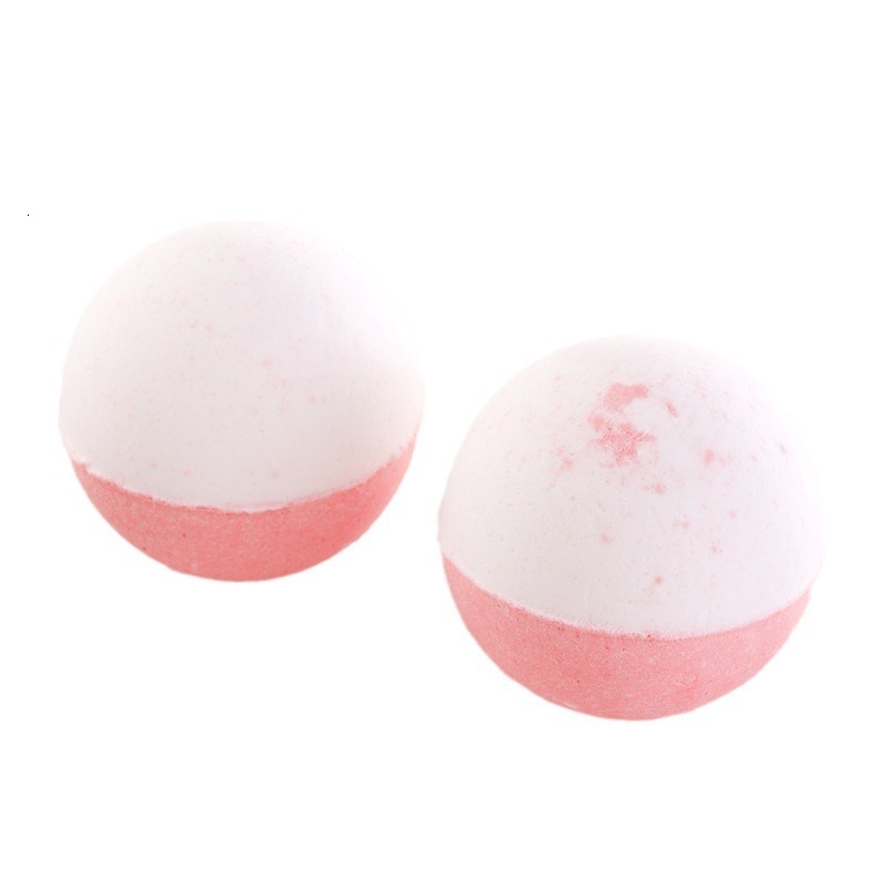 Two Color Bubble Bath Balls Bath Salt Balls Wholesale Customized Manufacturers Salt Bath Bubble Bombs Essential Oil Bathing