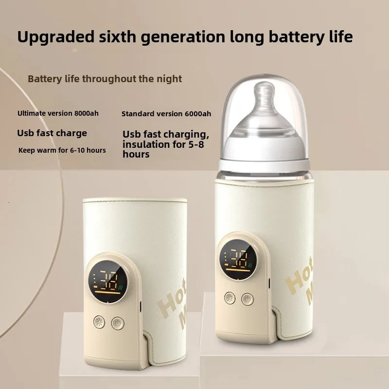 USB Multifunctional Highcapacity Baby Feeding Bottle Smart Temperature Control Warmer Screen born Sleeve 250527