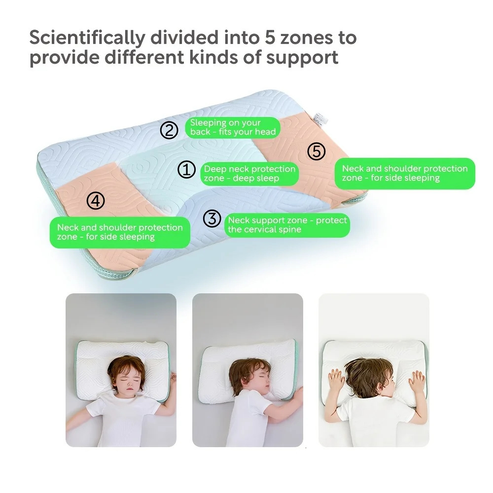 JOYNCLEON Soft baby pillow Comfortable velvet born Baby sleep Pillowcaseheadrest Breathable Moms Love 250527