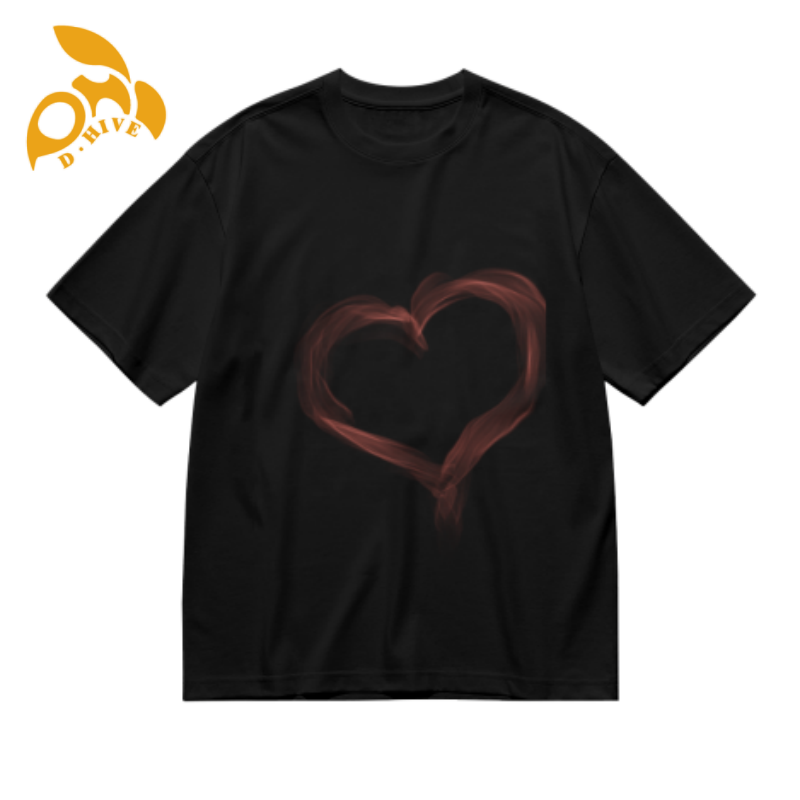 Free shipping: Custom-made oversized men's and women's shirts with round necks and short sleeves by the designers, 180g men's hot print