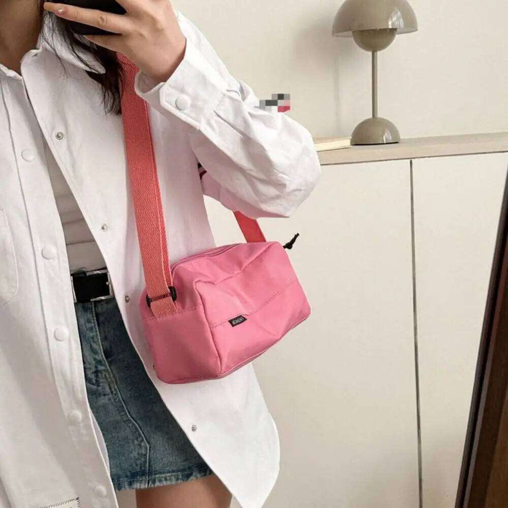 New Autumn Winter Korean Version Large Capacity Crossbody Casual Versatile Fashion Lightweight Oxford Bag