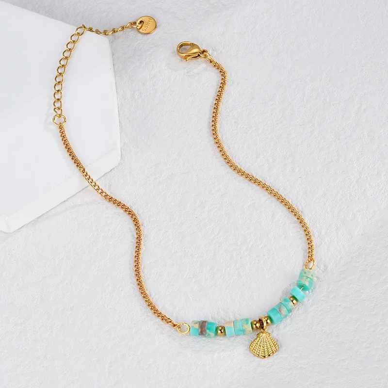 Fashion High Quality Shell Pearl Bracelet Stainless Steel Gold Color For Women Bangle Girl Jewelry Gift W250526