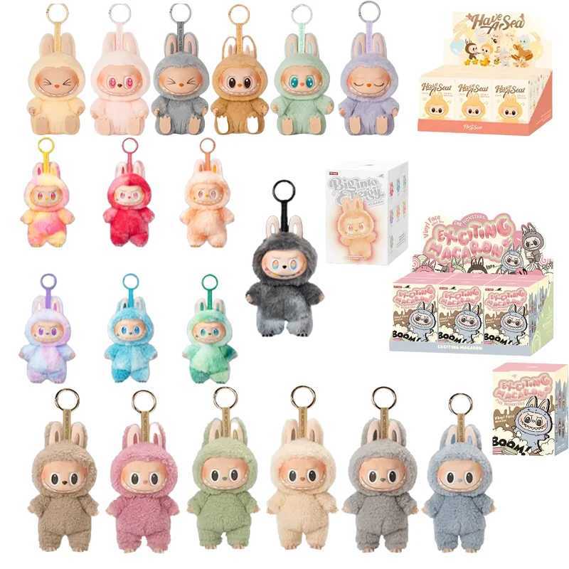 Labubu Blind Box Big Energy Plush Figure Doll Keychain Backpack Hanging Key Pendants Decoration Gift Stress-Relieving Accessory W250526