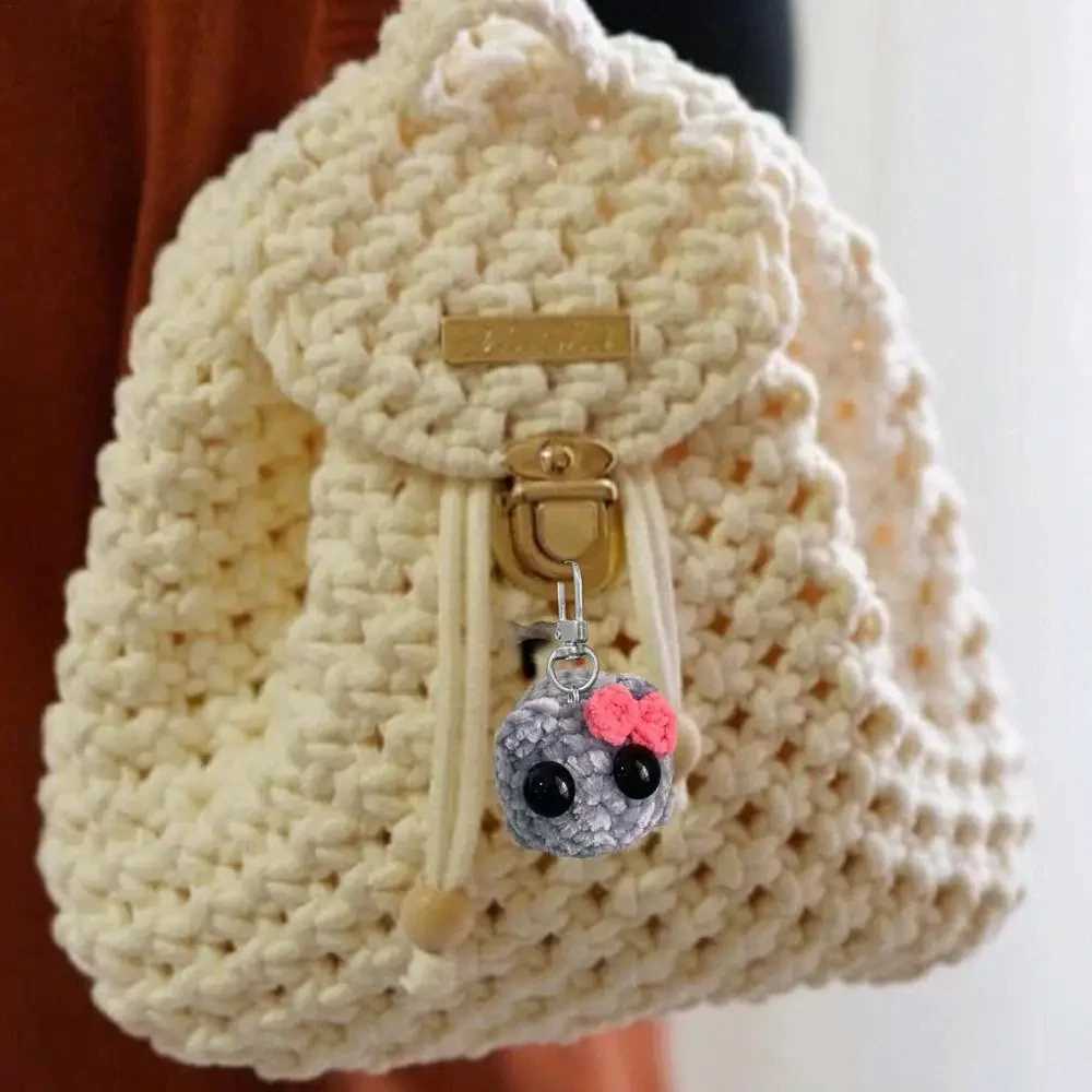 Sad Hamster Plush Toy Key Chain Funny Meme Creative Mouse Keychains For Women Girls Gifts Bagpack Pendant Accessories Jewelry W250526