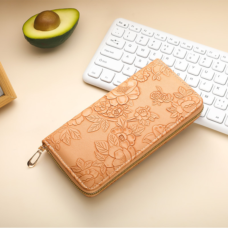 Women s long wallet Korean fashion handbag coin fashion wallet zipper multifunctional fashion women s phone bag designer men s wallet