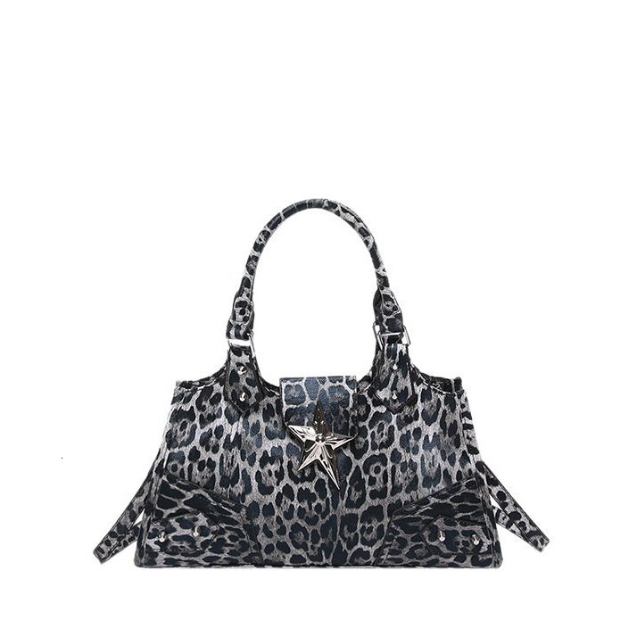 Top brand high-quality new free designer bag 2025 new retro leopard print handbag shoulder bag fashion trend crossbody bag new free designer bag