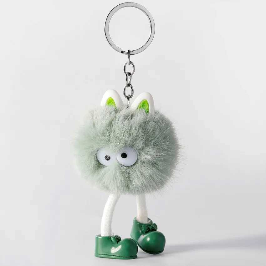 Cartoon Plush Monster Keychain Hot Selling Items Cute Girl Backpack Car Keychains Accessories Girlfriend Gifts W250526
