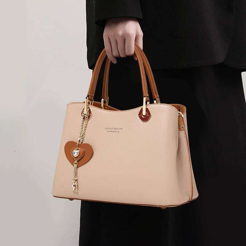 Handbag 2025 new summer genuine leather women's light high-end shoulder cross-body business bag
