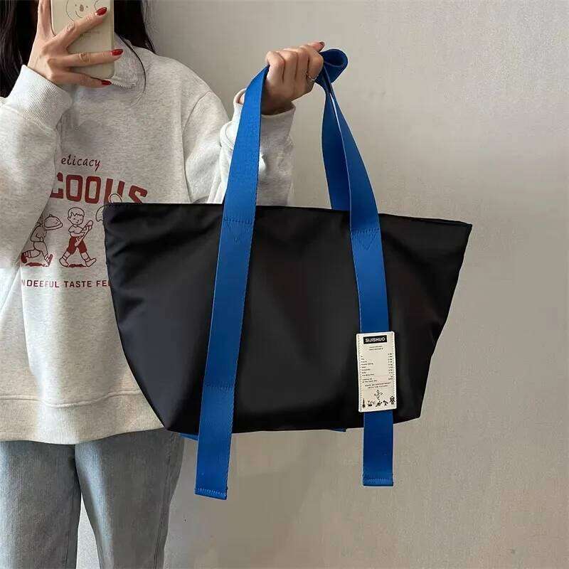 Hot Selling Oversized Tote Bags For Women Designer Shoulder Bag Quality Oxford Fabric Multi Pockets Large Capacity Shopper Totes