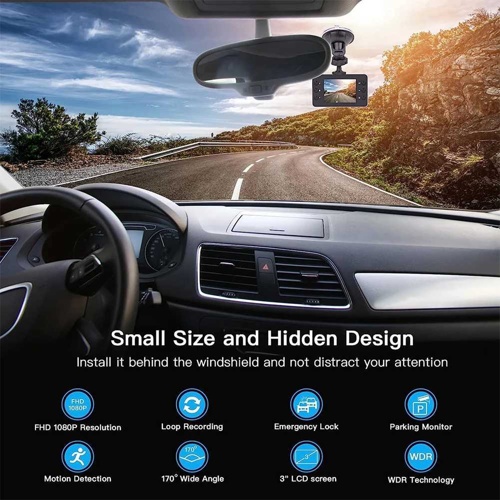 car dvr 1080P Fl HD Car Video Camera 2.7 Inch Car Camcorder Night Vision 140 View Angle Dashcam DVR Driver Recorder Parking Monitor Z250509