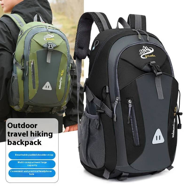 Nylon Waterproof Men Casual Outdoor Travel Hiking Camping Mountaineering Backpack Sports Bag Women