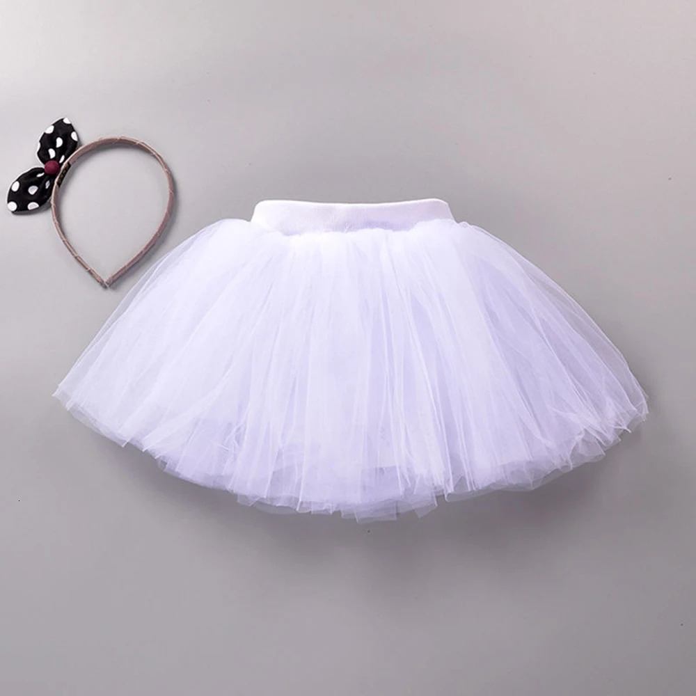 Baby Girls Tutu Fluffy Skirt Toddler Princess Ballet Dance Tulle Mesh Kids Cake Cute Clothes Pettiskirt 250527