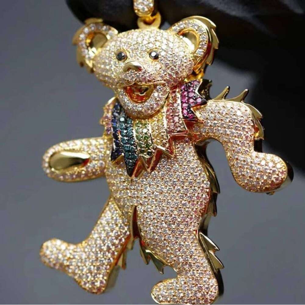 Factory Custom Iced Out VVS Moissanite Hip Hop Pendant Pass Dia Tester made in Sterling Sier Jewelry