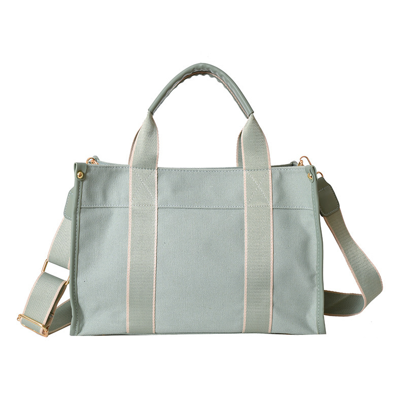 Top Brand High Quality New Canvas Bag for Women 2025 New Trendy Fashion Handbag Color-Block Commuter Shoulder Crossbody Bag New Free Delivery Designer