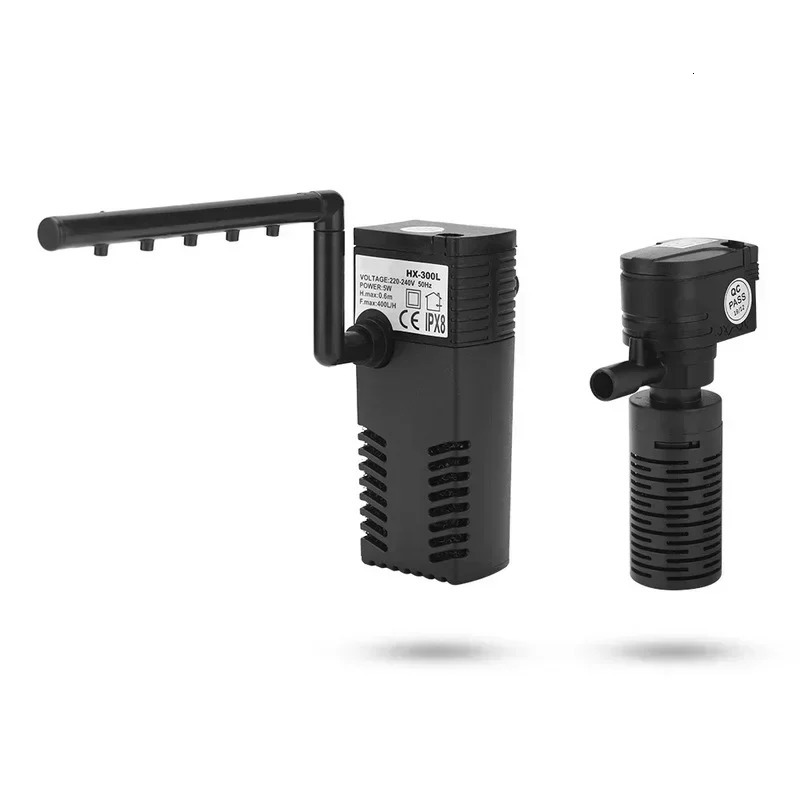 3 in 1 Filter Water Purifier Oxygenation Submersible Filtration Mini Fish Tank Filter for Aquarium Fish Tank 250523
