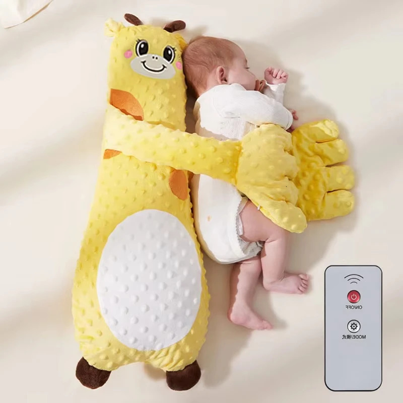 Baby Sleeping Patting Doll with Soothing Palm Remote Control Electric Hand Pillow for Toddler Gift 250527
