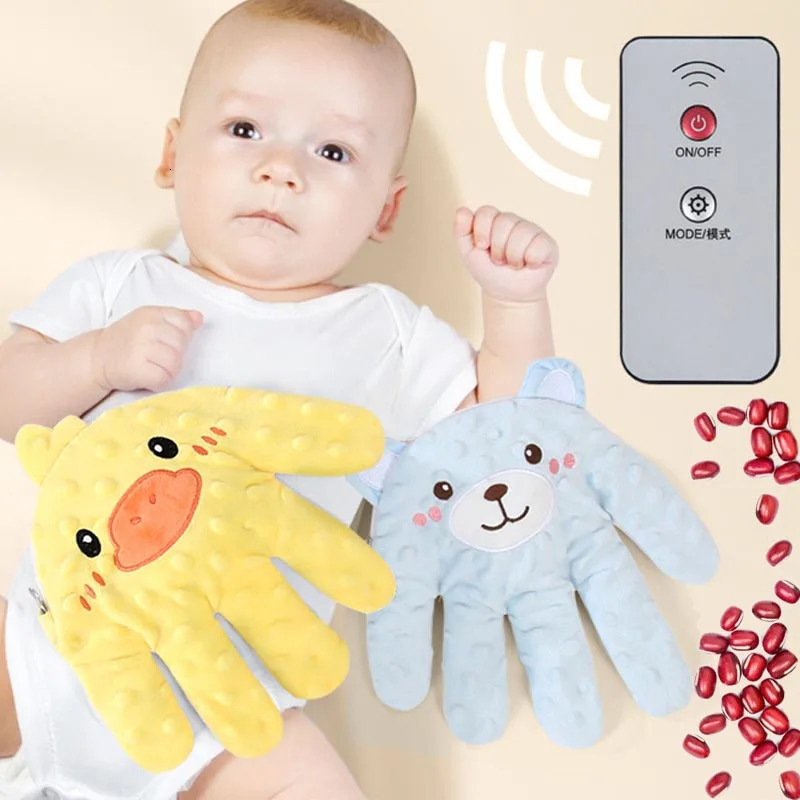 Baby Electric Soothing Palm Sleep Pillow born Heated Remote Control Simulated Slapping Pad Care Accessories 250527