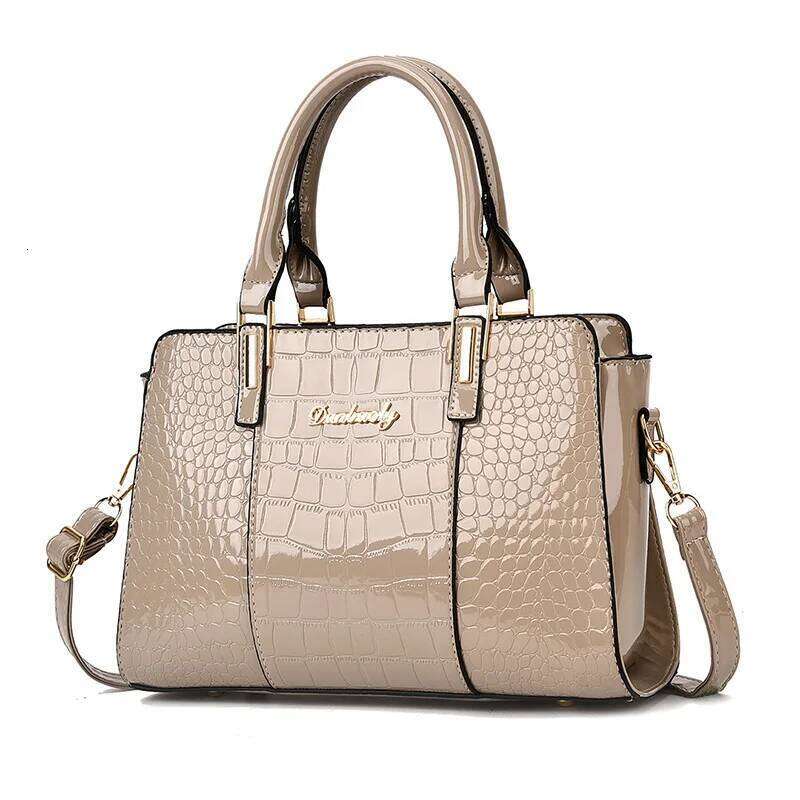 Brand Fashion Casual Women Shoulder Sier Gold Black Handbag PU Leather Female Big Tote Bag Ladies Hand Bags Sac