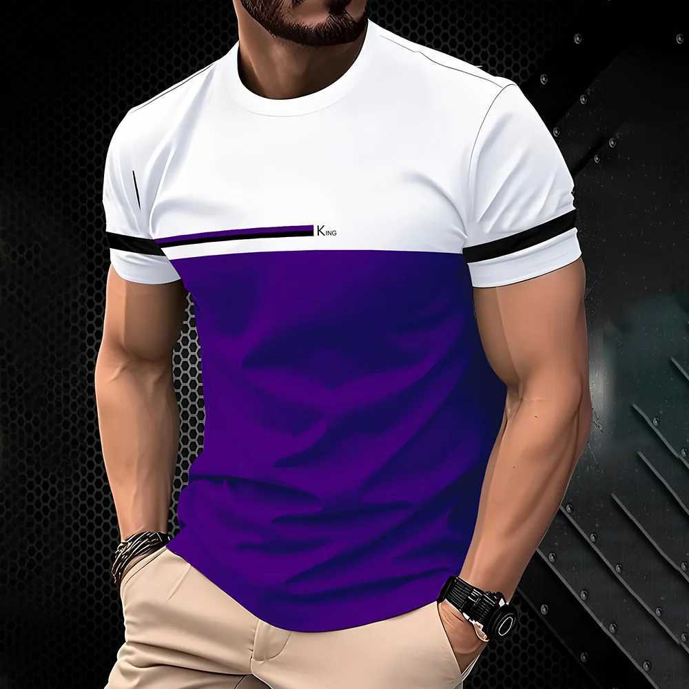 2025 Spring Summer Mens Casual T-Shirt Plus Size Simple O-Neck Short Sleeve Clothing Outdoor Breathable 3D Printed T-Shirts Top Z250527