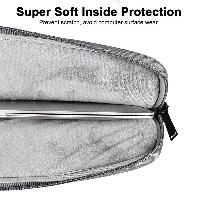 15.6 Inch 14 15 In Laptop Bag Business Portable Computer Handbags Laptop Shoulder Handbag Zipper Shoulder Simple Style 250526