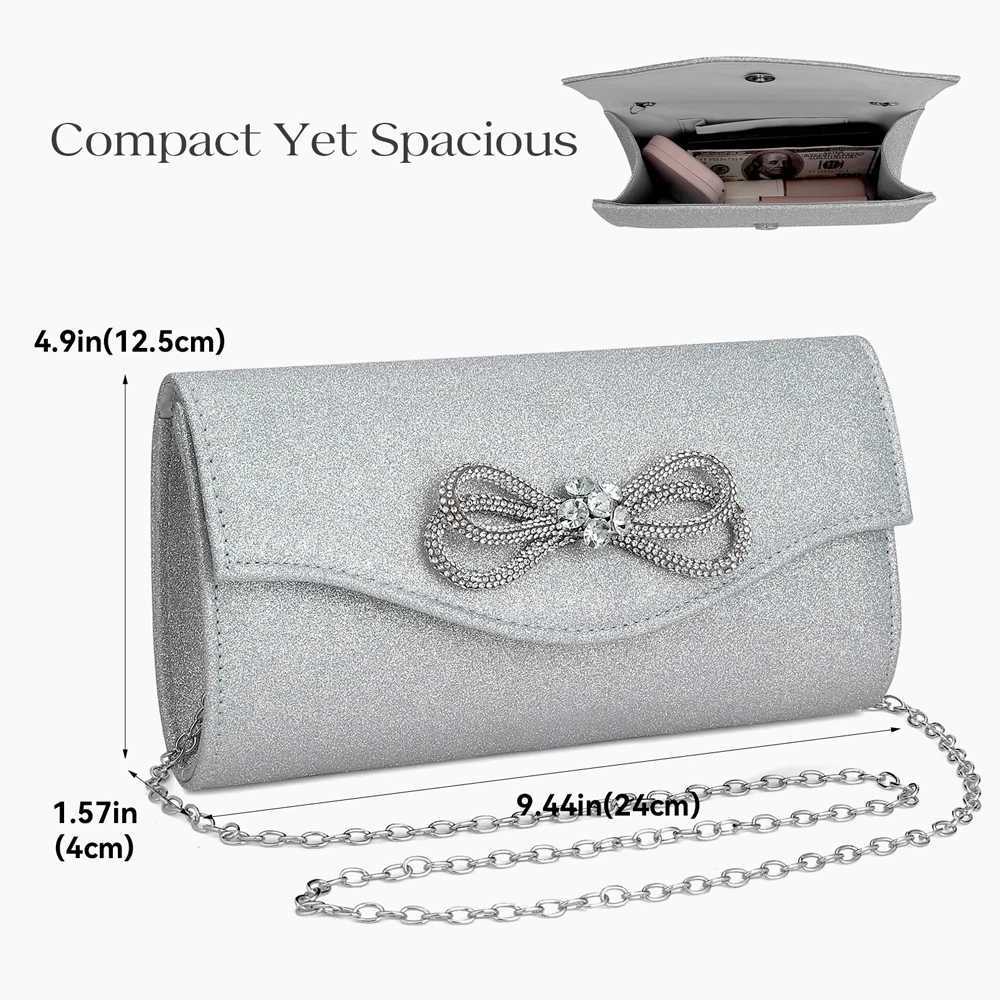 Women Clutch Bags Formal Dressy Evening Bag Handbags Shinny Crossbody Bag for Wedding Cocktail Prom Party Elegance Charm 2025 W250527