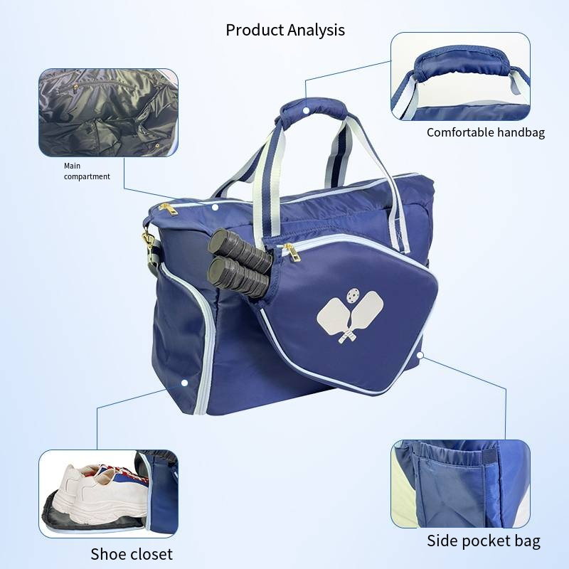 Premium Multifunction Handheld Tennis Bag - High End Racket Storage for Outdoor Sports