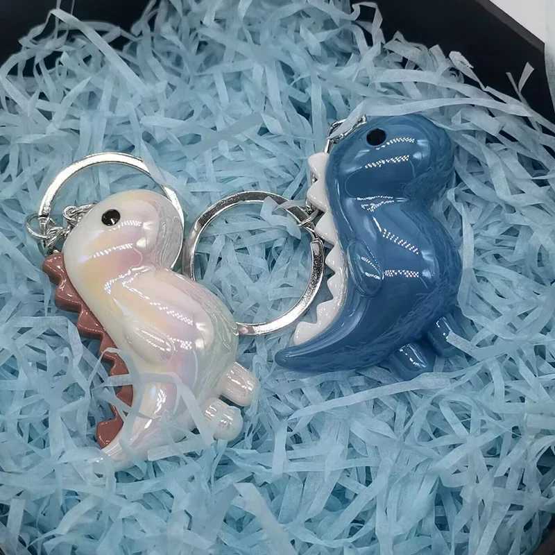 1PC Kawaii Dinosaur Keychain - High Quality Acrylic Animal Pendant Key Ring for Men Women Boys and Girls - Creative Gift Idea W250526