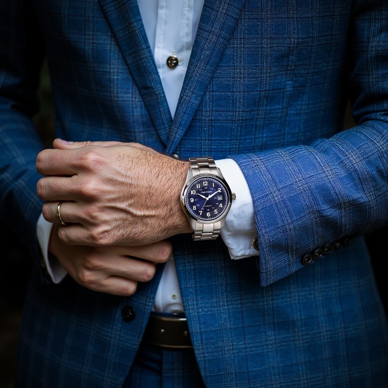 TIMETOKEN Men's Watch - Imported Auto - Movement, 50m Water Protection, Sapphire, 316 Stainless with Luminescent Design