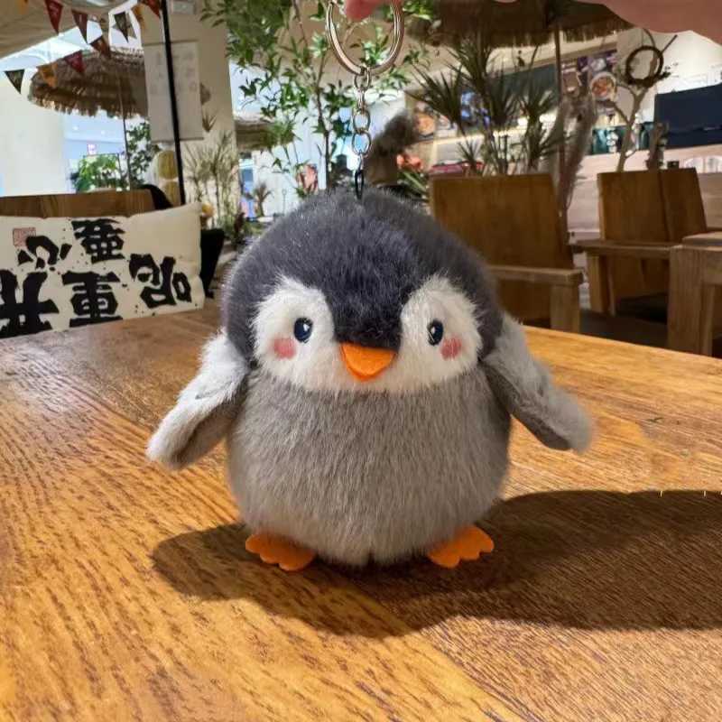 Creative Birds Doll Series Plush Keychain For Bag Pendant Cute Penguin Keyrings For Car Keys Accessories Kawaii Parrot Pendant W250526