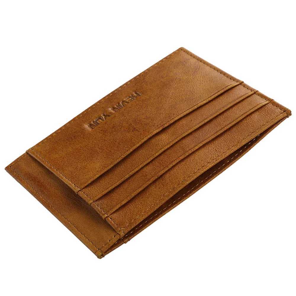 Fashion Slim Men Card Holder Genuine Leather Men Case Wallet Z250527
