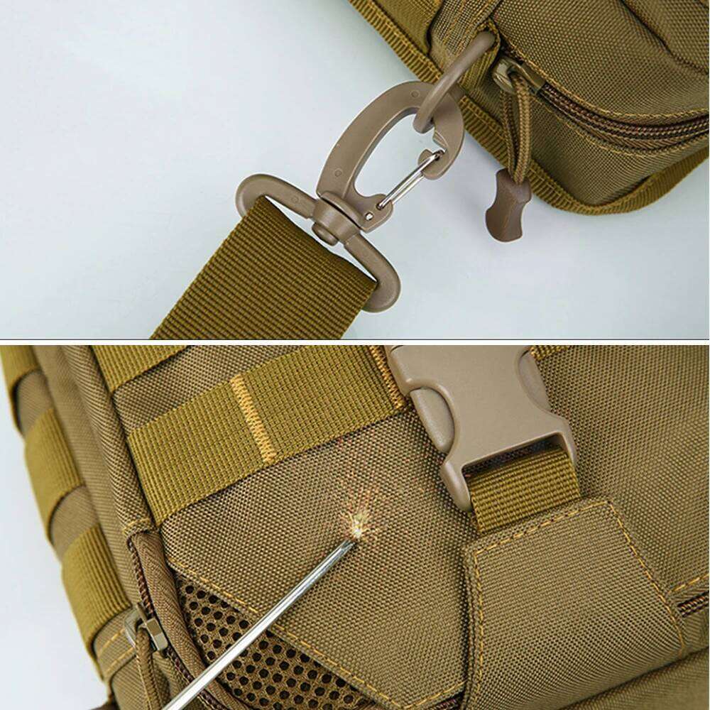 USB Multifunction Men's Tactical Sling Shoulder Men Outdoor Sport Messenger For Military Crossbody Camouflage Bag X116D