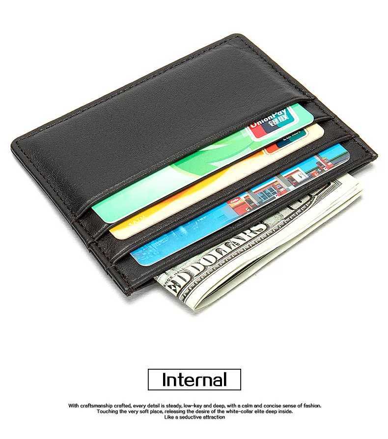 Men holder Mini Wallet Holder for Men Women Purse PU Leather Card Cover Z250527