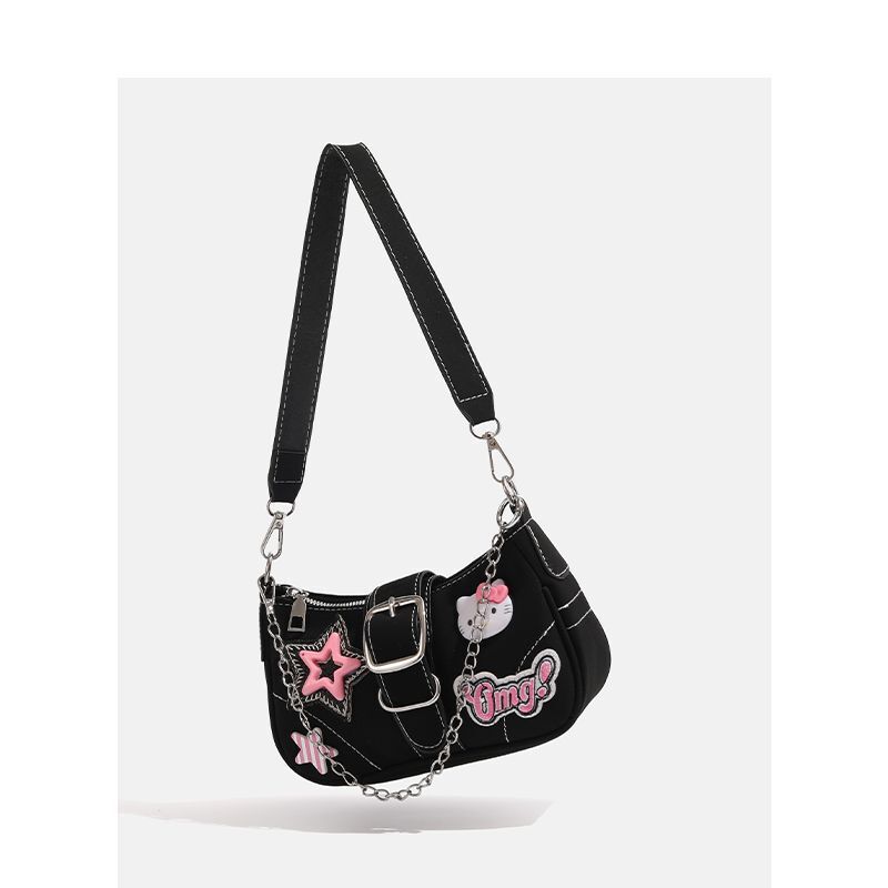 Top brand high-quality new free designer bag, spicy girl star rectangular underarm shoulder bag, new free designer bag